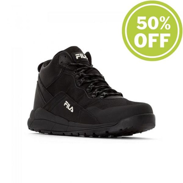 Fila Delta 2 Mid Men's Sneakers - Black,NZ 756-85679